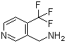 结构式 CAS# 771580-70-2, [4-(三氟甲基)吡啶-3-基]甲胺