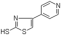 4-(4-Pyridinyl)thiazole-2-thiol molecular structure (CAS 77168-63-9)