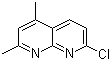 7-Chloro-2,4-dimethyl-[1,8]naphthyridine molecular structure (CAS 77223-21-3)