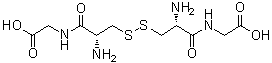 N,N'-L-胱氨酰基二甘氨酸分子结构 (CAS 7729-20-6)