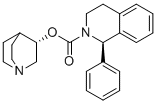 structure of CAS# 774517-20-3, Solifenacin EP Impurity F;[(3S)-1-azabicyclo[2.2.2]octan-3-yl] (1R)-1-phenyl-3,4-dihydro-1H-isoquinoline-2-carboxylate