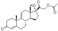 阿奈可他乙酸酯分子结构 (CAS 7753-60-8)
