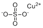 Cupric sulfate molecular structure (CAS 7758-98-7)