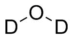 Deuterium oxide molecular structure (CAS 7789-20-0)