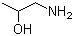 structure of CAS# 78-96-6, Amino-2-propanol;2-Hydroxypropylamine; DL-Isopropanolamine