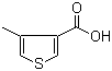 4-Methylthiophene-3-carboxylic acid molecular structure (CAS 78071-30-4)