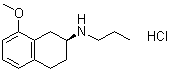 (S)-1,2,3,4-Tetrahydro-8-methoxy-N-propyl-2-naphthalenamine hydrochloride molecular structure (CAS 78095-35-9)