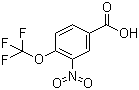 3-Nitro-4-trifluoromethoxybenzoic acid molecular structure (CAS 784-77-0)