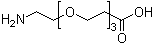 3-[2-[2-(2-Aminoethoxy)ethoxy]ethoxy]propanoic acid molecular structure (CAS 784105-33-5)