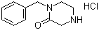 结构式 CAS# 78551-58-3, 1-苄基哌嗪-2-酮盐酸盐