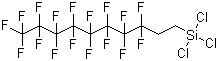 结构式 CAS# 78560-44-8, 1H,1H,2H,2H-全氟十二烷基三氯硅烷