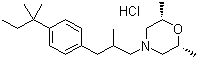 Amorolfine hydrochloride molecular structure (CAS 78613-38-4)