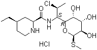 Pirlimycin hydrochloride molecular structure (CAS 78822-40-9)