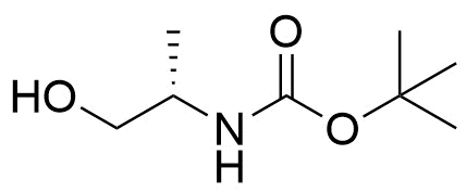 N-Boc-L-alaninol molecular structure (CAS 79069-13-9)