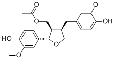 Lariciresinol acetate molecular structure (CAS 79114-77-5)