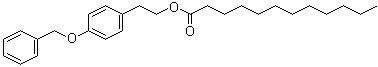 4-Benzyloxyphenylethyl laurate molecular structure (CAS 794564-07-1)