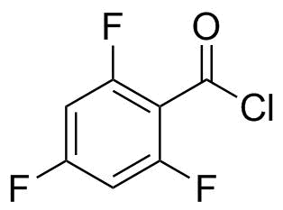 2,4,6-Trifluorobenzoyl chloride molecular structure (CAS 79538-29-7)