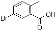5-Bromo-2-methylbenzoic acid molecular structure (CAS 79669-49-1)