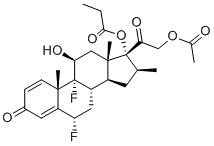 21-Acetate 17-propionate Diflorasone molecular structure (CAS 79861-38-4)
