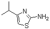4-异丙基噻唑-2-胺分子结构 (CAS 79932-20-0)