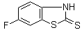 structure of CAS# 80087-71-4, 6-Fluoro-2(3H)-benzothiazolethione