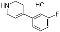 4-(3-Fluorophenyl)-1,2,3,6-tetrahydropyridine hydrochloride molecular structure (CAS 80120-00-9)