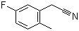 5-Fluoro-2-methylbenzeneacetonitrile molecular structure (CAS 80141-97-5)