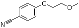 4-(2-甲氧基乙氧基)苄腈分子结构 (CAS 80407-66-5)