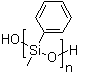 羟基封端的聚甲基苯基硅氧烷分子结构 (CAS 80801-30-5)