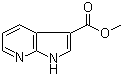 结构式 CAS# 808137-94-2, 1H-吡咯并[2,3-b]吡啶-3-羧酸甲酯