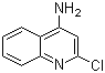 structure of CAS# 80947-25-7, 2-Chloro-4-quinolinamine;4-Amino-2-chloroquinoline; (2-Chloroquinolin-4-yl)amine
