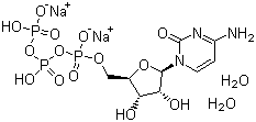 Cytidine-5'-triphosphate disodium salt dihydrate molecular structure (CAS 81012-87-5)