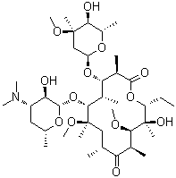 structure of CAS# 81103-14-2, 11-O-Methylclarithromycin