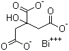 结构式 CAS# 813-93-4, 柠檬酸铋