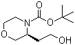 (3S)-3-(2-Hydroxyethyl)-4-morpholinecarboxylic acid tert-butyl ester molecular structure (CAS 813433-76-0)