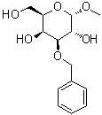 Methyl 3-O-(phenylmethyl)-alpha-D-galactopyranoside molecular structure (CAS 81371-52-0)