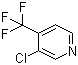 3-Chloro-4-(trifluoromethyl)pyridine molecular structure (CAS 81565-19-7)