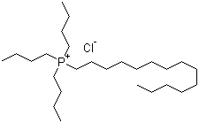 结构式 CAS# 81741-28-8, 十四烷基三丁基氯化鏻; 氯化三丁基十四烷基磷; 三丁基十四烷基氯化磷