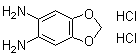 structure of CAS# 81864-15-5, 1,3-Benzodioxole-5,6-diamine dihydrochloride