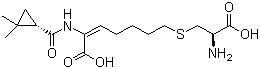 Cilastatin molecular structure (CAS 82009-34-5)
