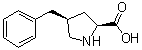 结构式 CAS# 82087-73-8, (4S)-4-苄基-L-脯氨酸