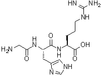 Glycyl-L-histidyl-L-arginine molecular structure (CAS 82224-83-7)