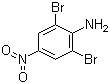2,6-Dibromo-4-nitroaniline molecular structure (CAS 827-94-1)