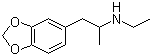 3,4-Methylenedioxy-N-ethylamphetamine molecular structure (CAS 82801-81-8)