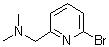 6-溴-N,N-二甲基-2-吡啶甲胺分子结构 (CAS 83004-11-9)