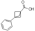 结构式 CAS# 83249-04-1, 3-苯基双环[1.1.1]戊烷-1-羧酸