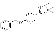2-Benzyloxypyridine-5-boronic acid pinacol ester molecular structure (CAS 832735-54-3)