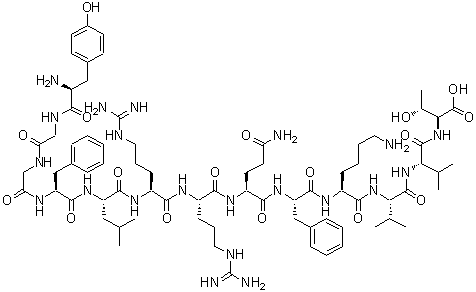 Dynorphin B (swine) molecular structure (CAS 83335-41-5)