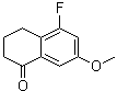 structure of CAS# 837373-16-7, 5-Fluoro-3,4-dihydro-7-methoxy-1(2H)-naphthalenone
