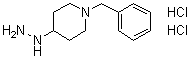 1-Benzyl-4-(hydrazino)piperidine dihydrochloride molecular structure (CAS 83949-42-2)